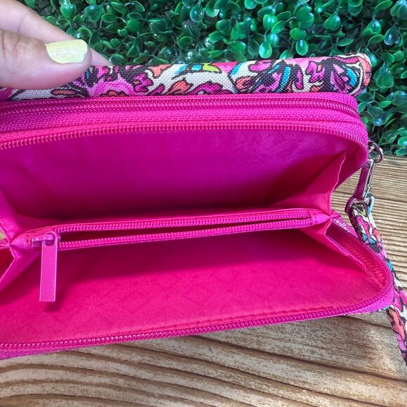 Vera Bradley RFID Wallet in "Sunburst Floral" Pattern Womens Gift - Picture 5 of 9